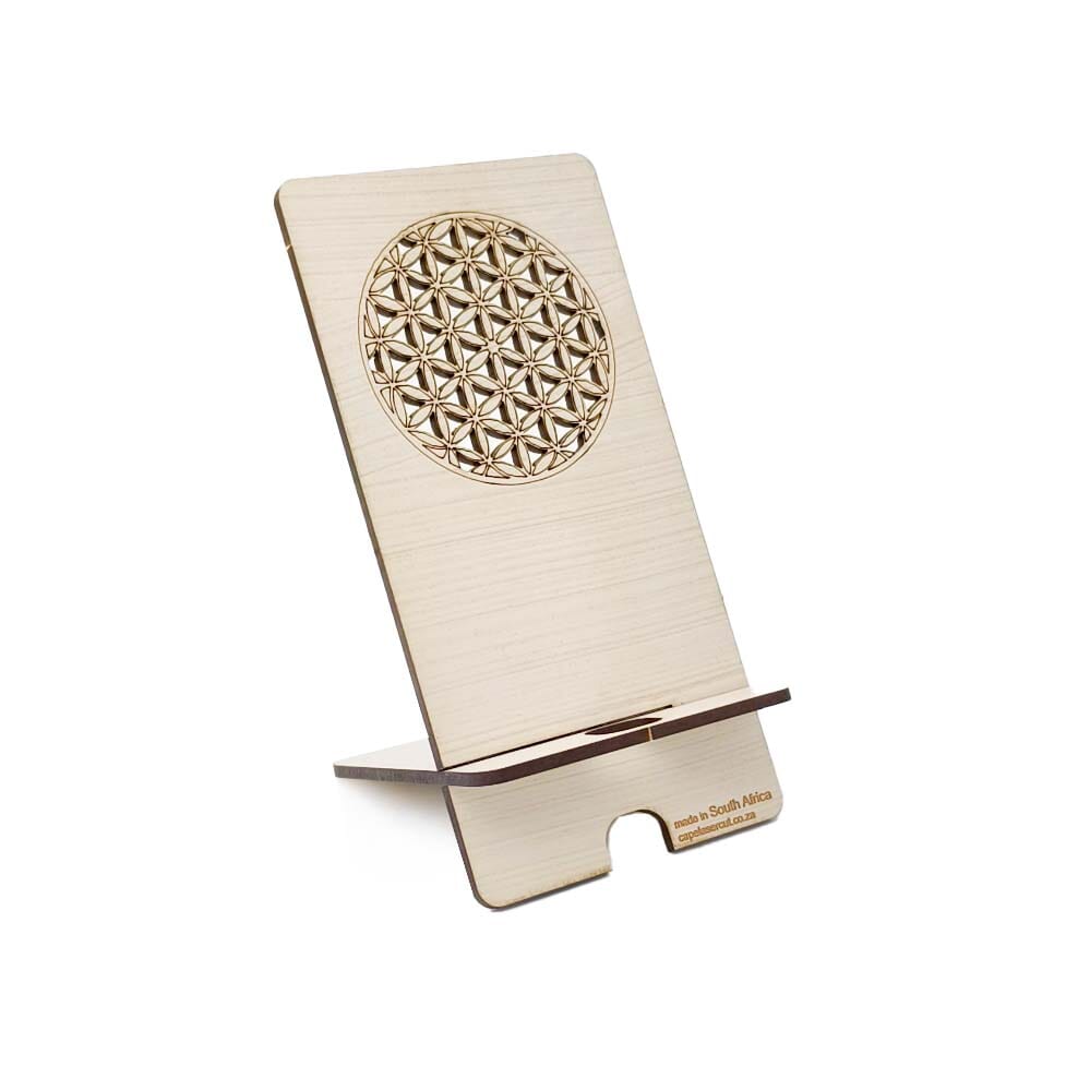 Cape Lasercut Cellphone Desk Stands Tableware Cape Lasercut Mandala