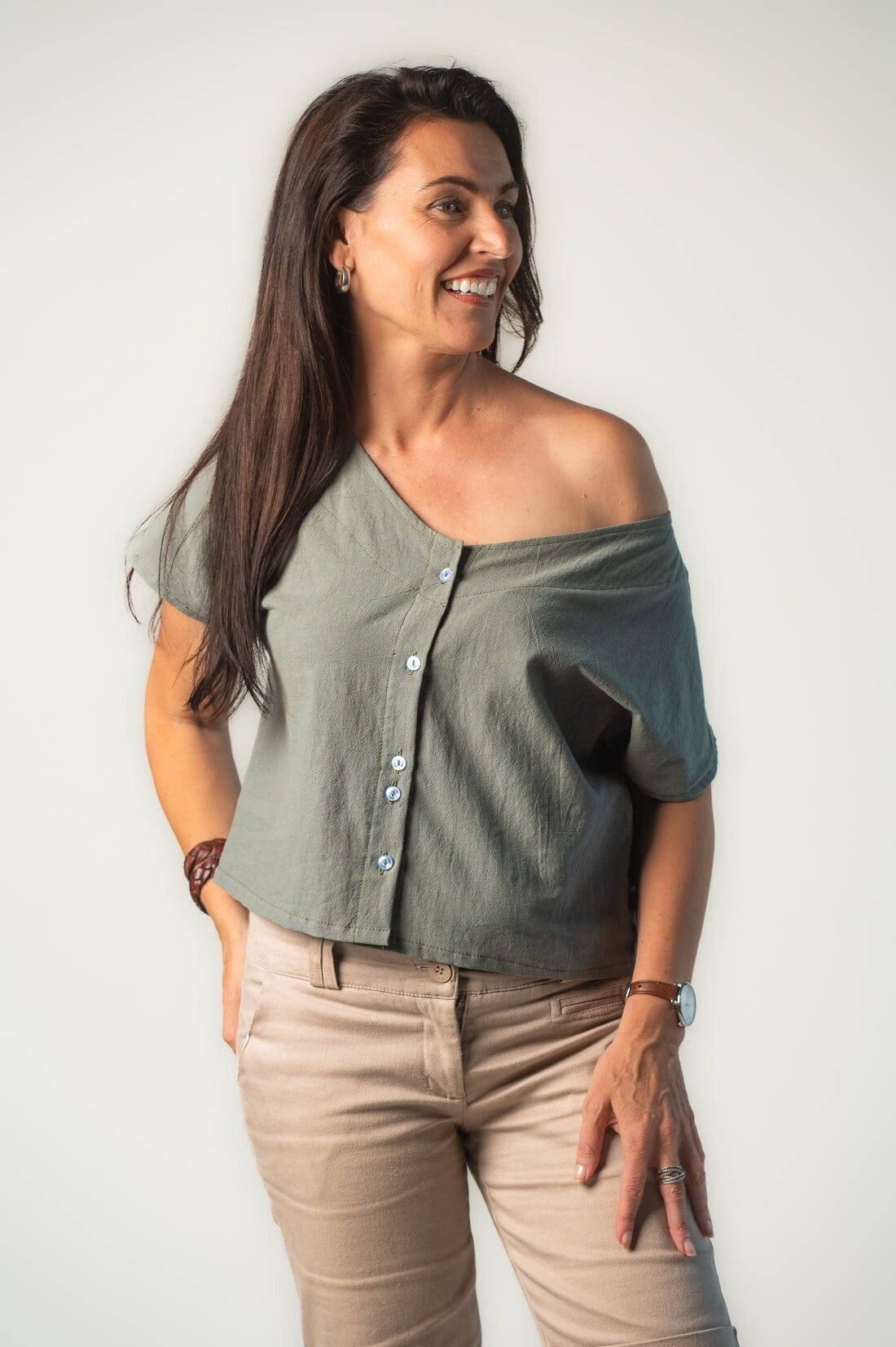 Cotton O 'Riley' Shirt Bottoms Cotton O