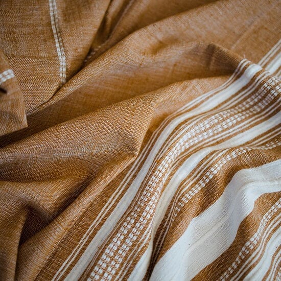 Ecru Adwa Woven Bath Towel - Ochre Bathroom Accessories Ecru ochre/natural