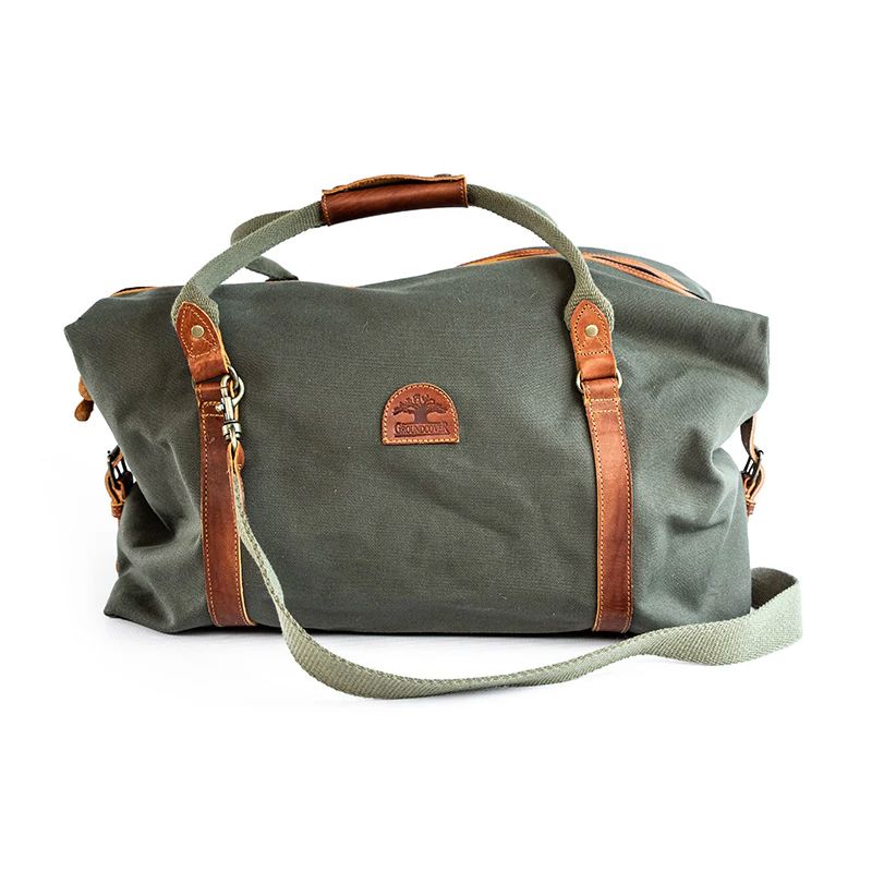 Groundcover Canvas & Leather Travel Bag Travel Bags Groundcover
