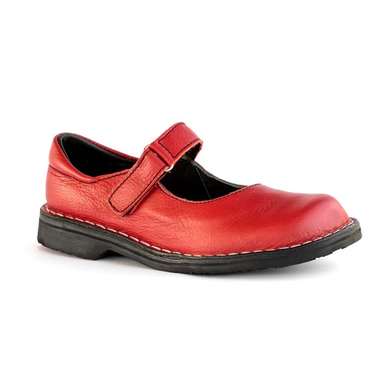 Groundcover Ladies Mary-Jane Shoe - Red Shoes Groundcover