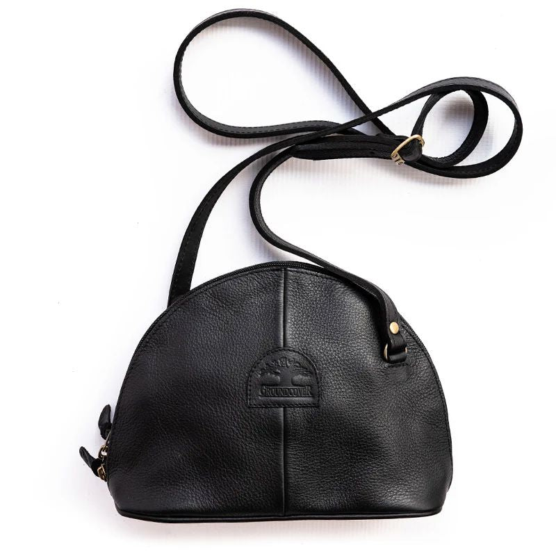 Groundcover Leather Eve Bag Crossbody Bags Groundcover black