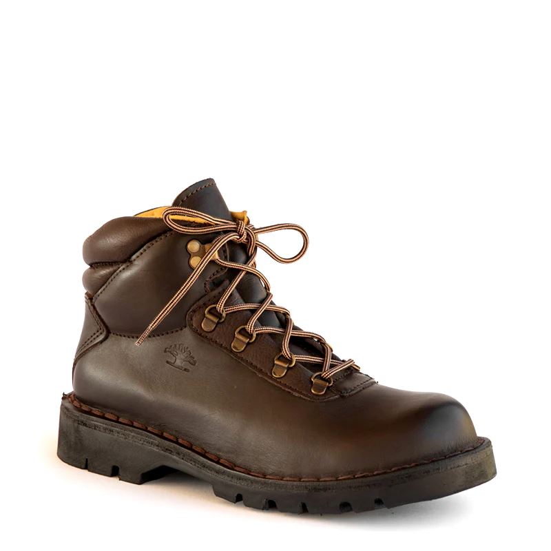 Groundcover Mens Berg Leather Boot - Brown Boots Groundcover