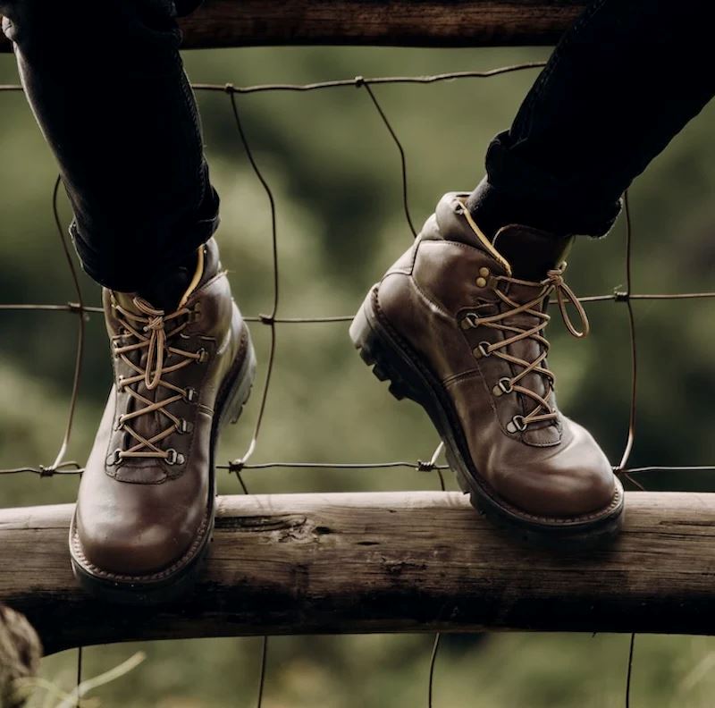Groundcover Mens Berg Leather Boot - Brown Boots Groundcover
