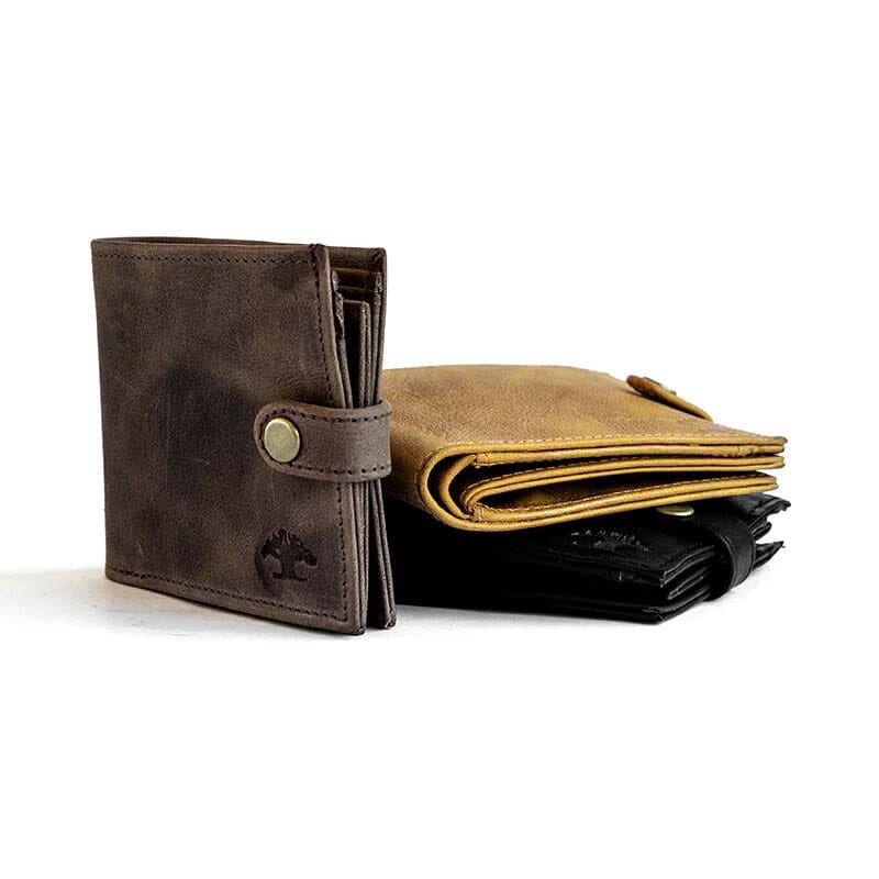 Groundcover Mens Large Leather Wallet Wallets Groundcover
