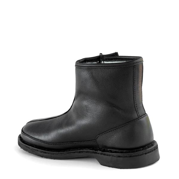 Groundcover Wool Winter Leather Boot - Black Boots Groundcover