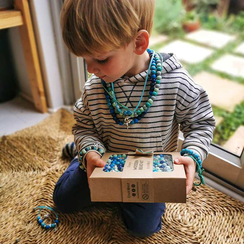 Envirokid Wooden Bead Kit Toys Envirokid