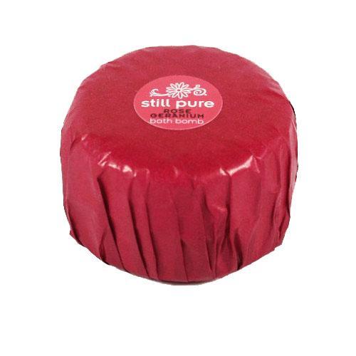 Still Pure Rose Geranium Bath Bomb 75g Bath Salts & Soaks Still Pure