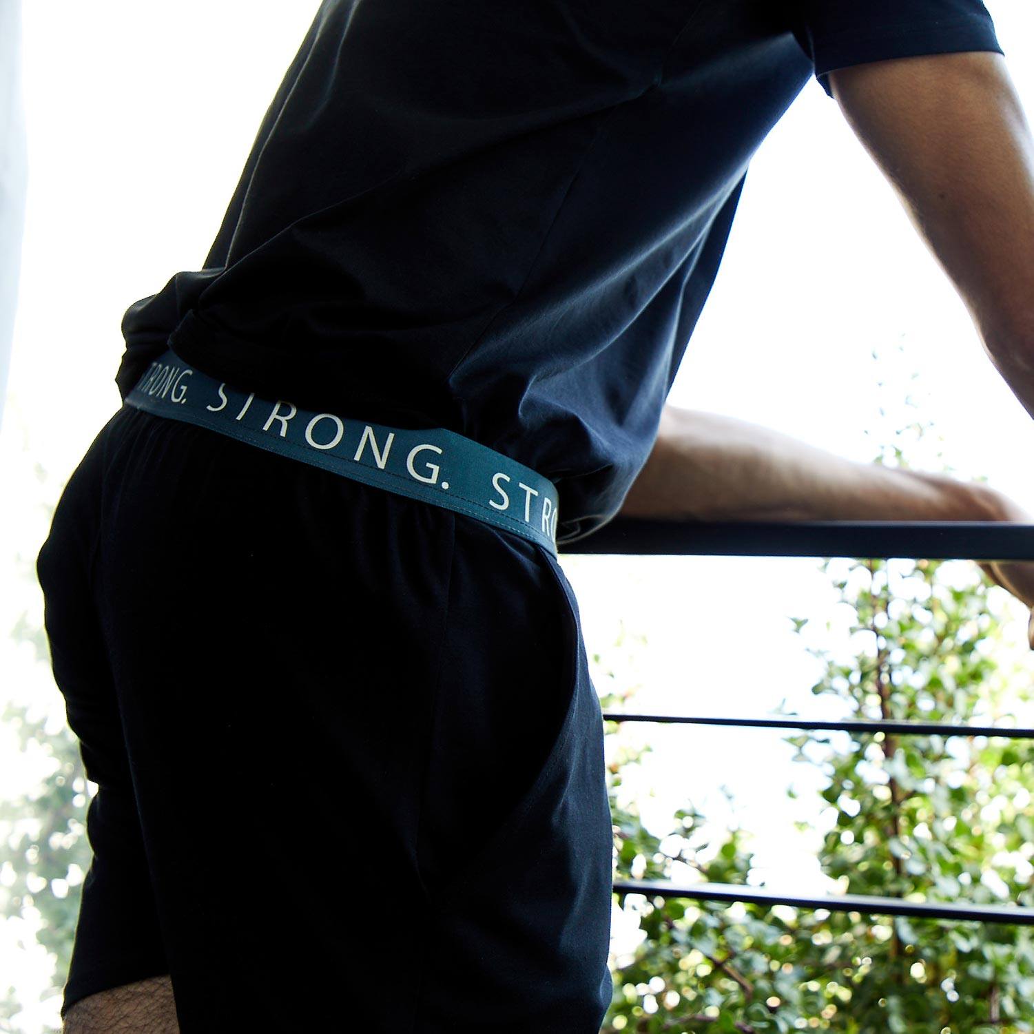 T-Shirt Bed Co Mens Shorts Bottoms T-Shirt Bed Co. XS Raven