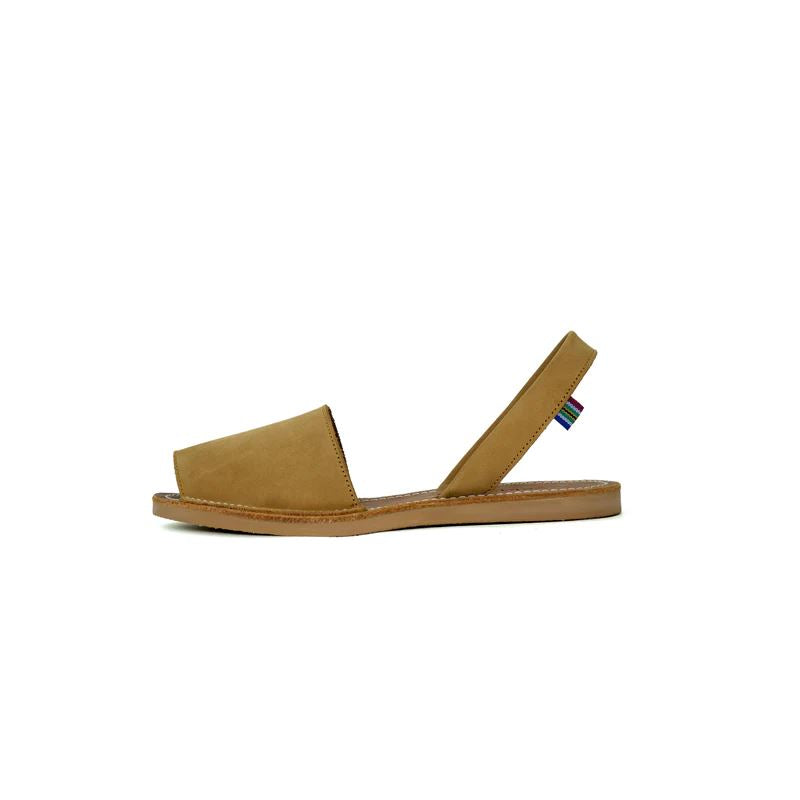 Veldskoen Namaqualand Daisy Tan Leather Sandal Sandals Veldskoen
