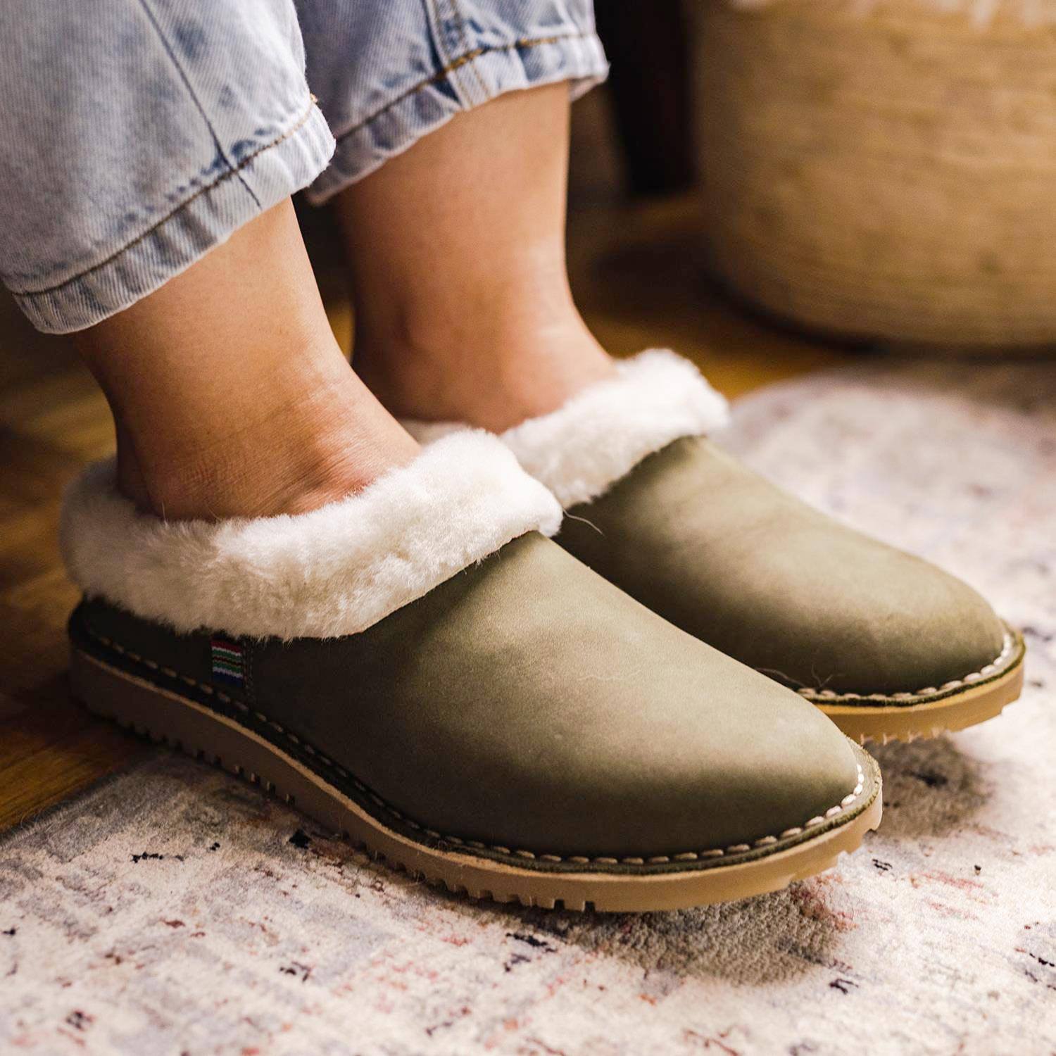 Veldskoen Sheepskin & Leather Slipper Shoe Slippers Veldskoen