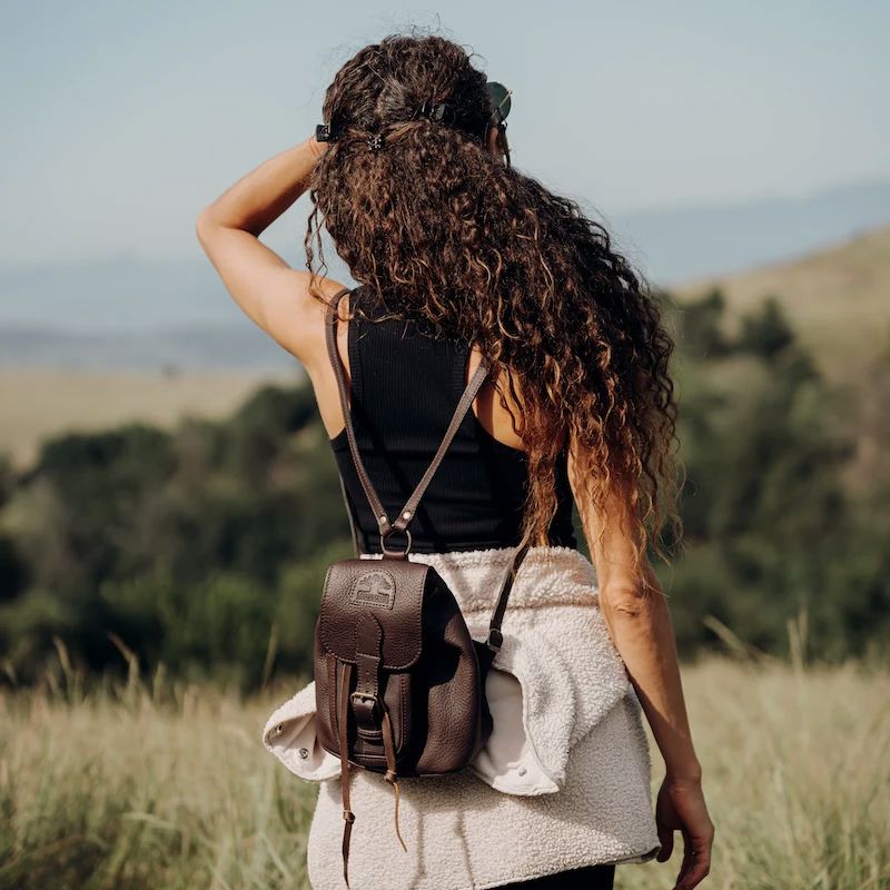 Groundcover Leather Tiny Rucksack Backpacks Groundcover 