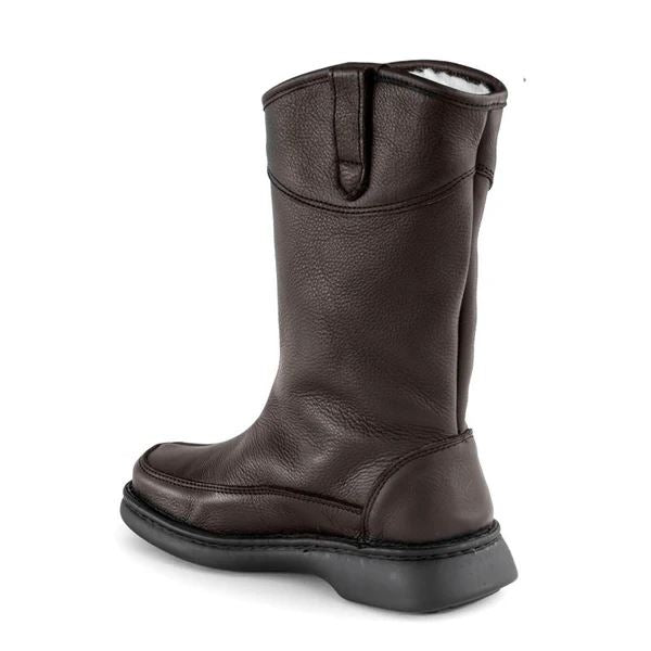 Groundcover Tundra Ladies Wool Boot - Brown Boots Groundcover 