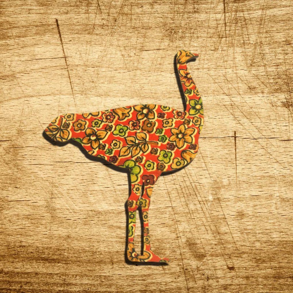 Cape Lasercut African Inspired Wall Decor Wall Décor & Art Cape Lasercut Ostrich 