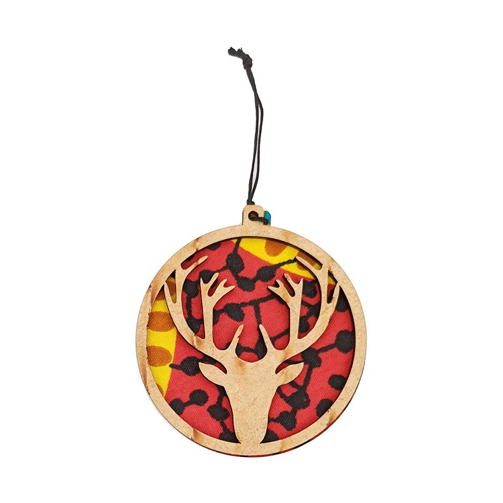 Cape Lasercut Display Tree Festive Baubles Tableware Cape Lasercut reindeer 