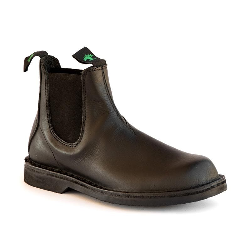 Groundcover Chelsea Men's Black Leather Boot Boots Groundcover 