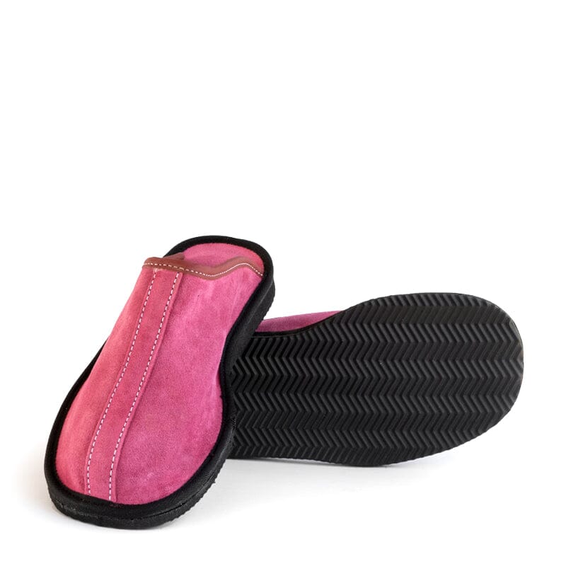Groundcover Pink Slip-On Wool Slipper Slippers Groundcover 