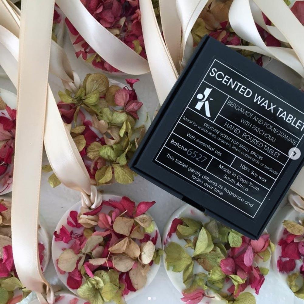 Jacqui K Bergamot, Pomegranate & Patchouli Soy Wax Tablet Home Fragrances Jacqui K 