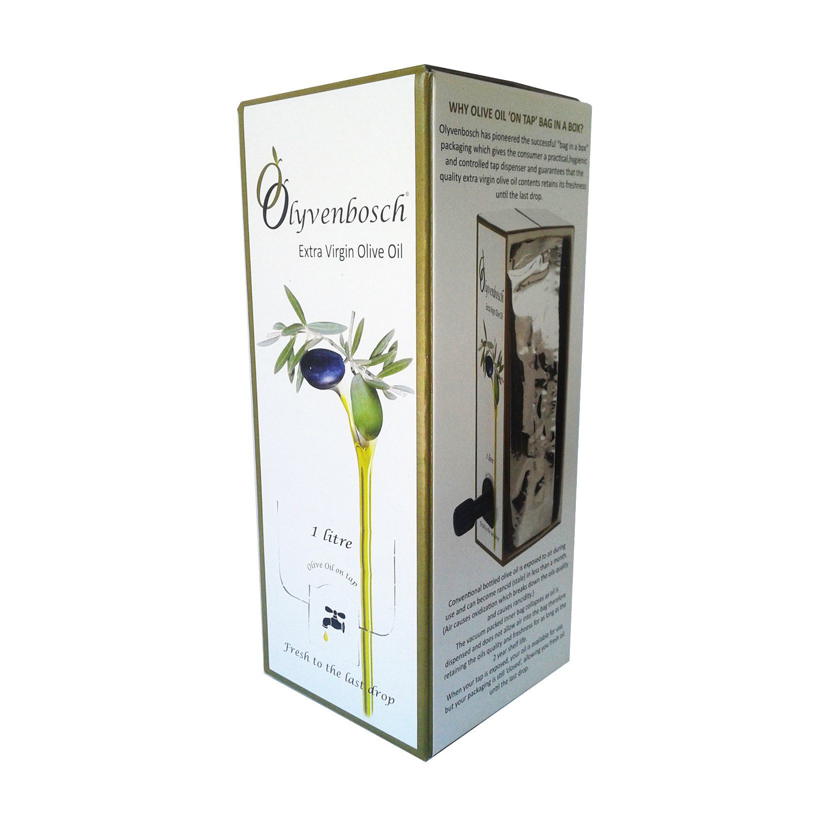 Olyvenbosch Extra Virgin Olive Oil 1l 'On Tap' Box Vinegars & Oils Olyvenbosch Olive Farm 